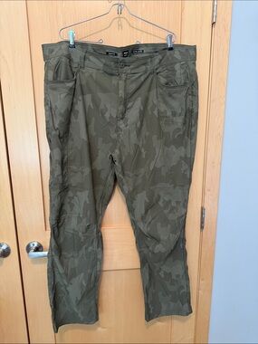 Prana Olive Camo Cargo Pants
